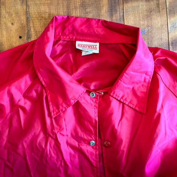 Hartwell bright red windbreaker men’s XXL Duttona Trailer Park print - Picture 7 of 7
